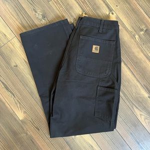 Brown carhartt carpenter pants